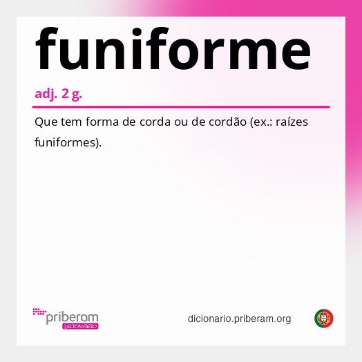 Significado de funiforme