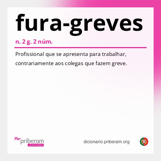 Significado de fura-greves