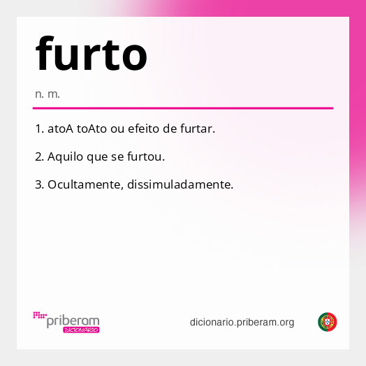Significado de furto
