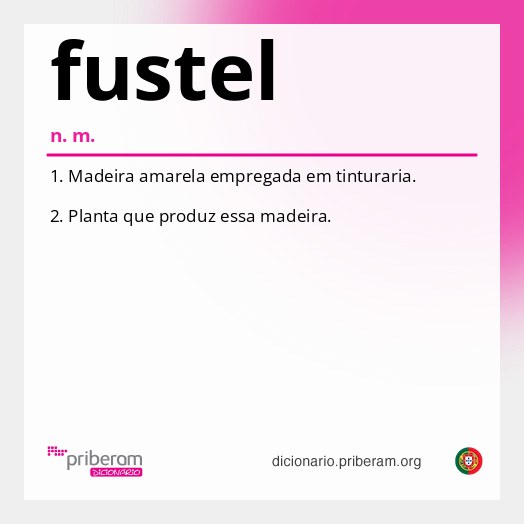 Significado de fustel