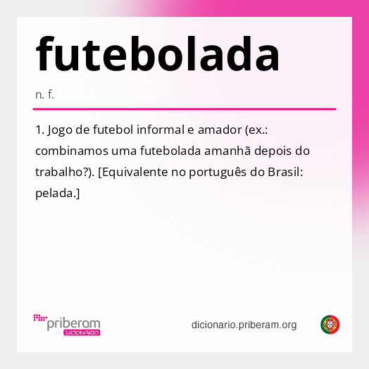 Significado de futebolada