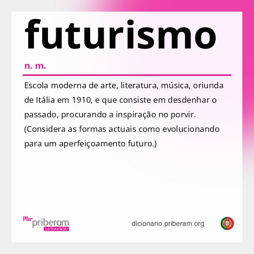 Significado de futurismo