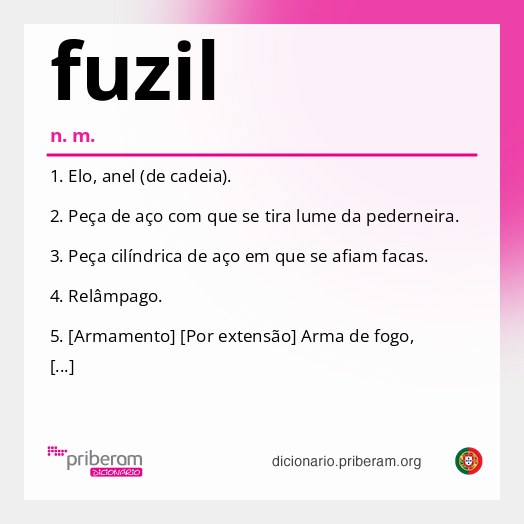 Significado de fuzil