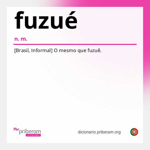 Significado de fuzué