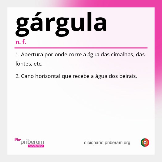 Significado de gárgula