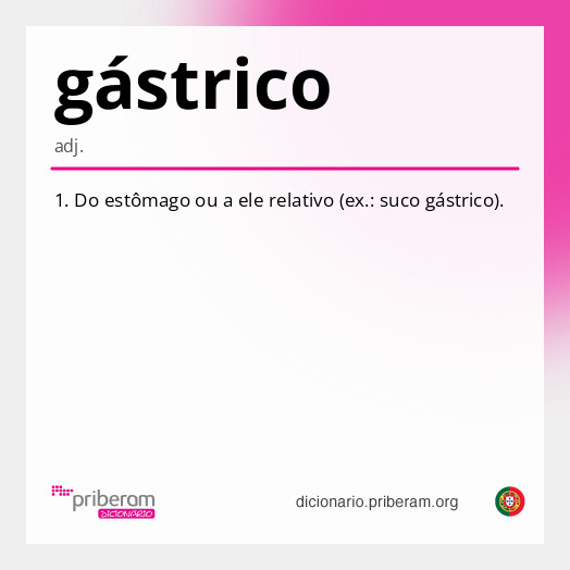 Significado de gástrico