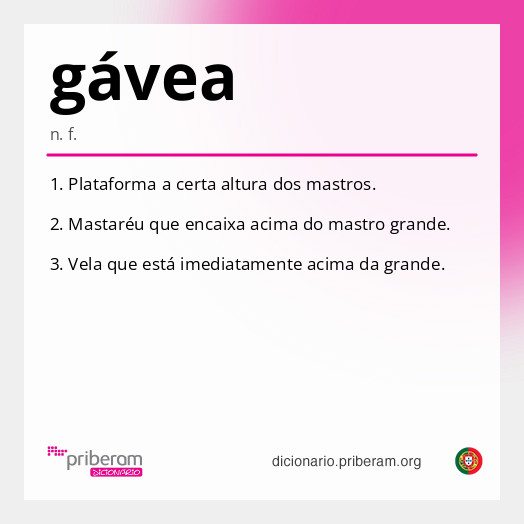 Significado de gávea