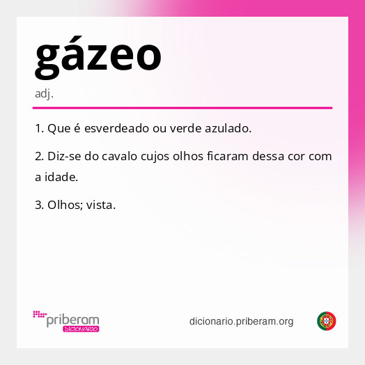 Significado de gázeo