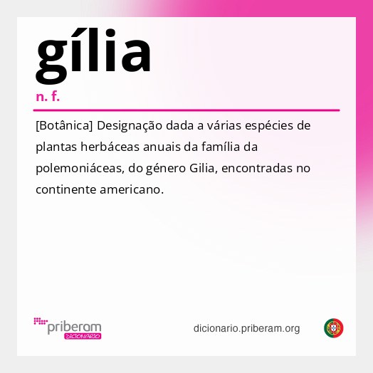 Significado de gília