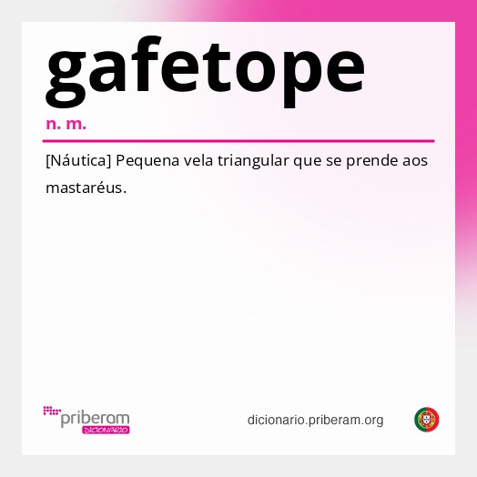 Significado de gafetope