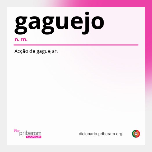 Significado de gaguejo