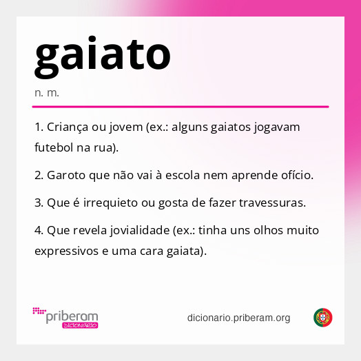 Significado de gaiato