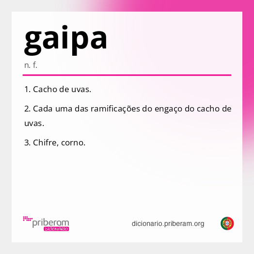 Significado de gaipa