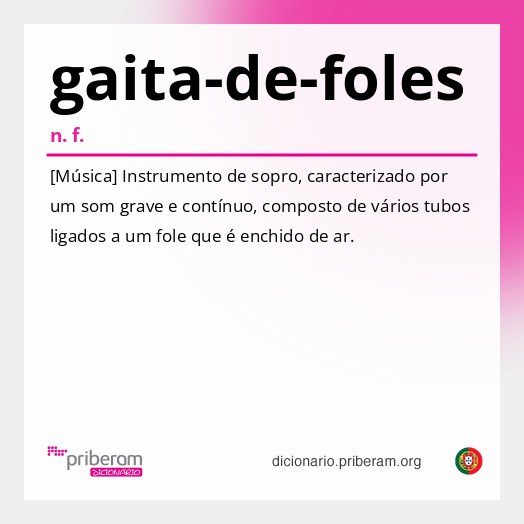 Significado de gaita-de-foles