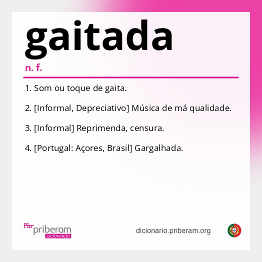 Significado de gaitada
