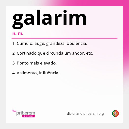 Significado de galarim