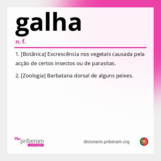 Significado de galha