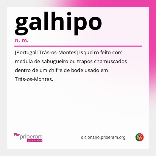 Significado de galhipo