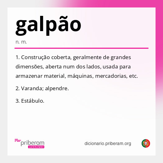 Significado de galpão