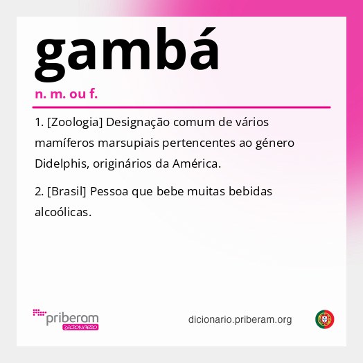 Significado de gambá