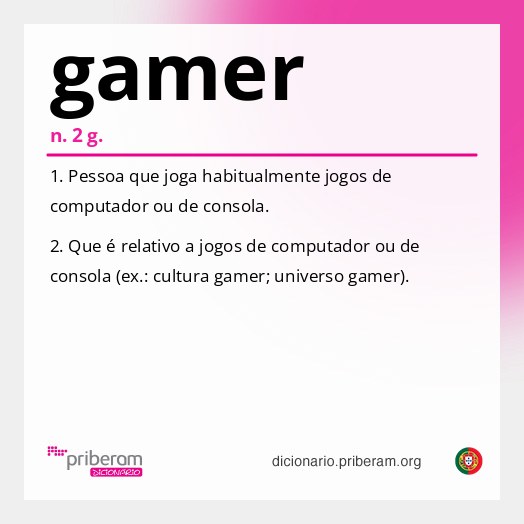 Significado de gamer