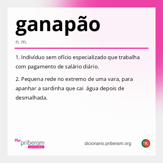 Significado de ganapão