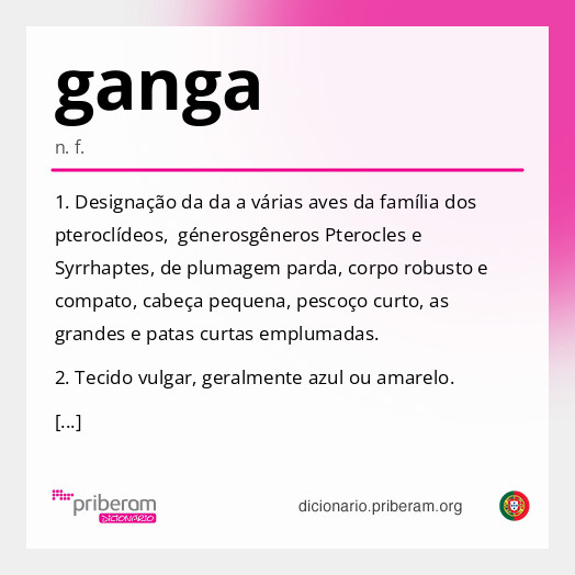 Significado de ganga
