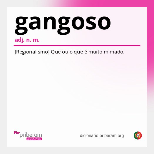 Significado de gangoso