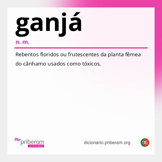 Significado de ganjá