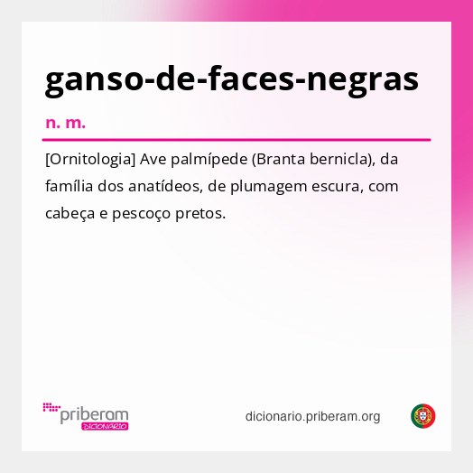 Significado de ganso-de-faces-negras