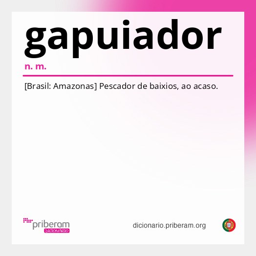 Significado de gapuiador