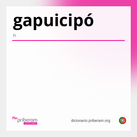 Significado de gapuicipó