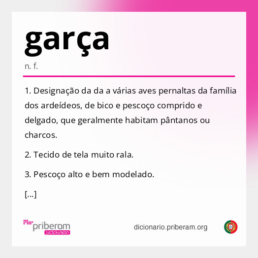 Significado de garça