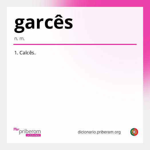 Significado de garcês