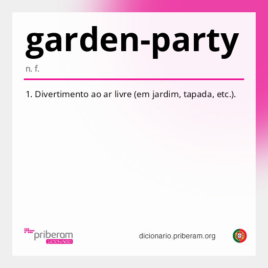 Significado de garden-party