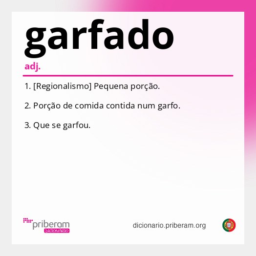 Significado de garfado