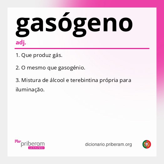 Significado de gasógeno