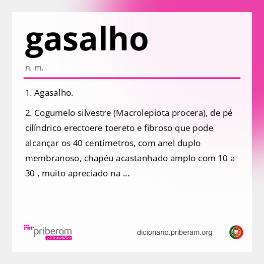 Significado de gasalho