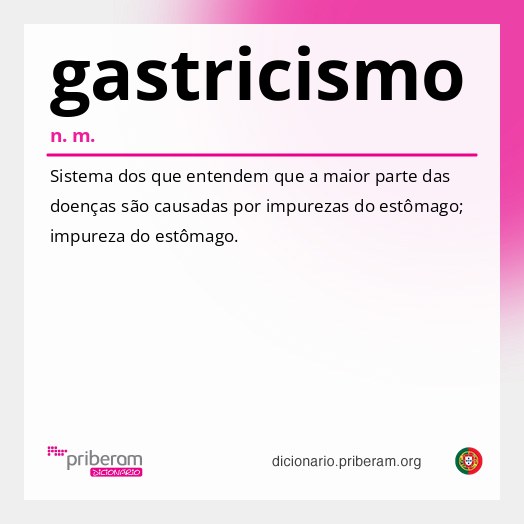 Significado de gastricismo