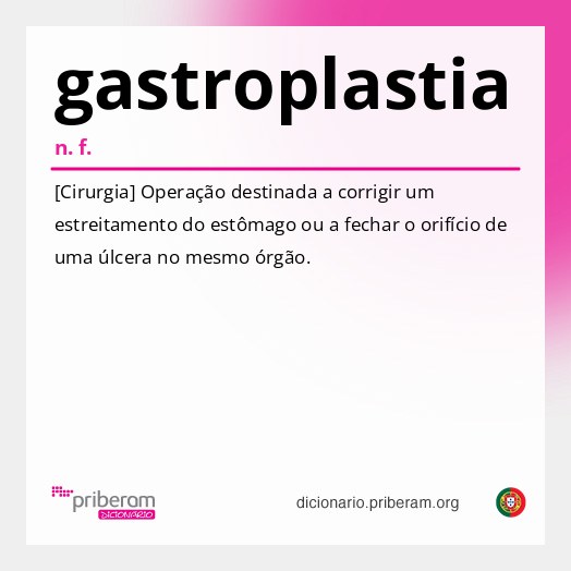 Significado de gastroplastia