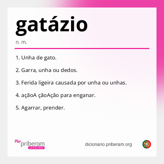 Significado de gatázio