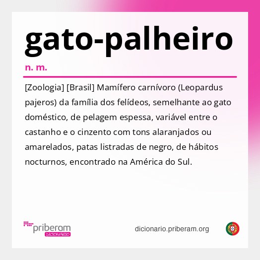 Significado de gato-palheiro