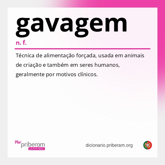 Significado de gavagem