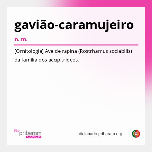 Significado de gavião-caramujeiro