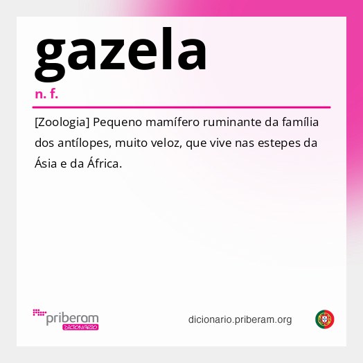 Significado de gazela