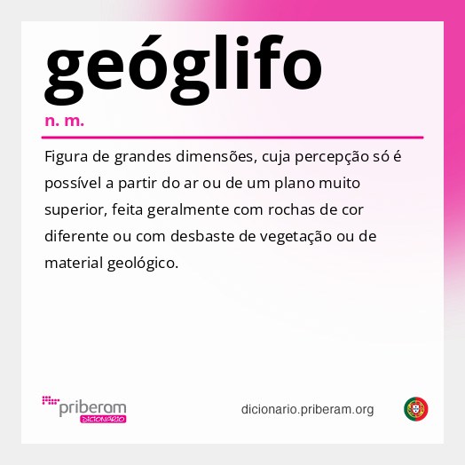 Significado de geóglifo