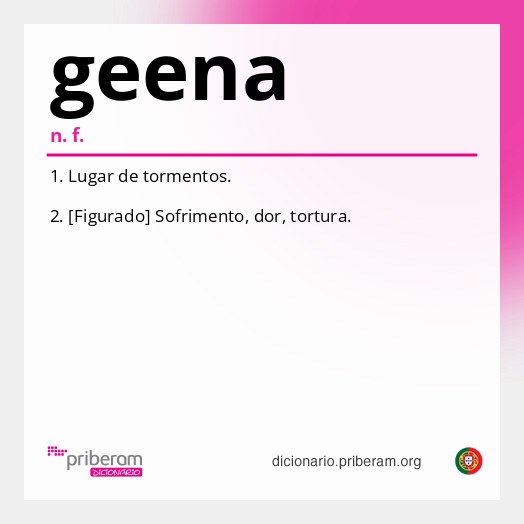 Significado de geena
