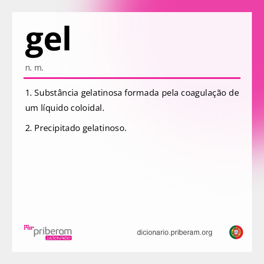 Significado de gel