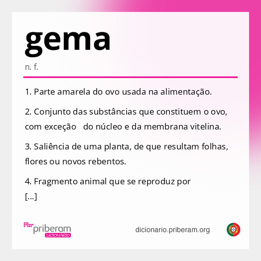 Significado de gema