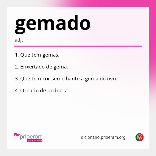 Significado de gemado